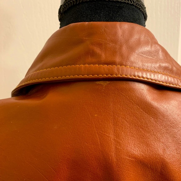 Bilboquet Vintage Dark Red 100% Genuine Leather Women’s Jacket - Belted - Picture 6 of 10